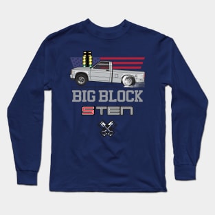 Big Block Silver 2 Long Sleeve T-Shirt